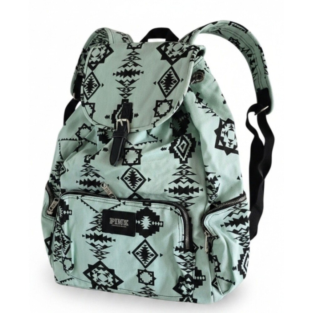 VICTORIA’S SECRET LOVE PINK Y2K School bag BACKPACK canvas light BAG NEW W/TAG